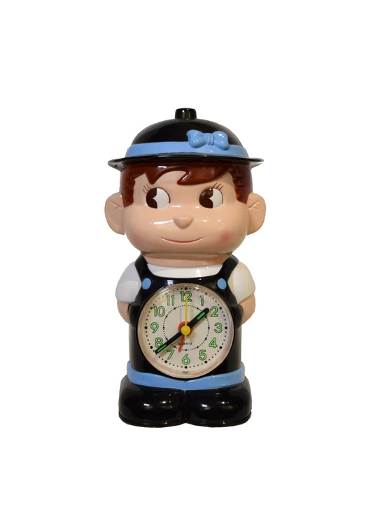 Poko Chan Figurine Clock Vintage