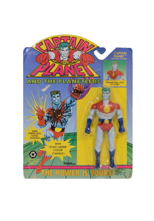 Captain Planet Figurine Toy Vintage